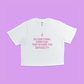 Do one thing every day that scares the Patriarchy  Short Boxy T-shirt