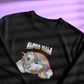 alpha male black long sleeve t-shirt  